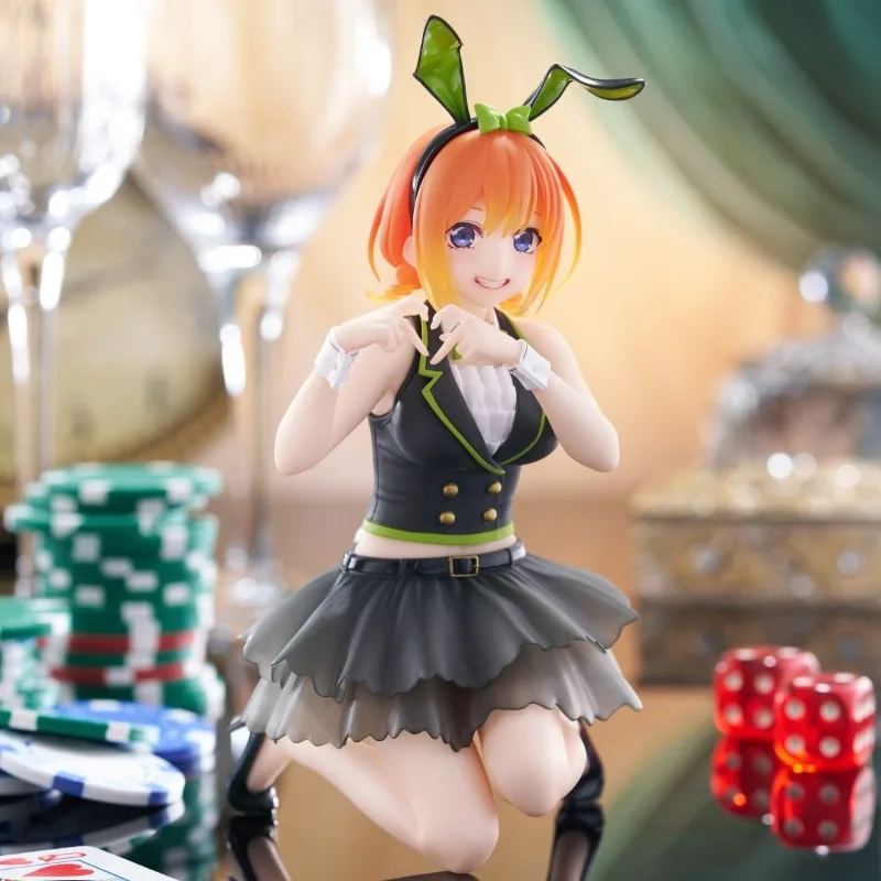 

Gotoubun no Hanayome Taito Nakono Yotsuba Bunny Girl Оригинальный натуральный ПВХ Экшн Аниме Модель Игрушки Фигурка Коллекция Кукла Подарок