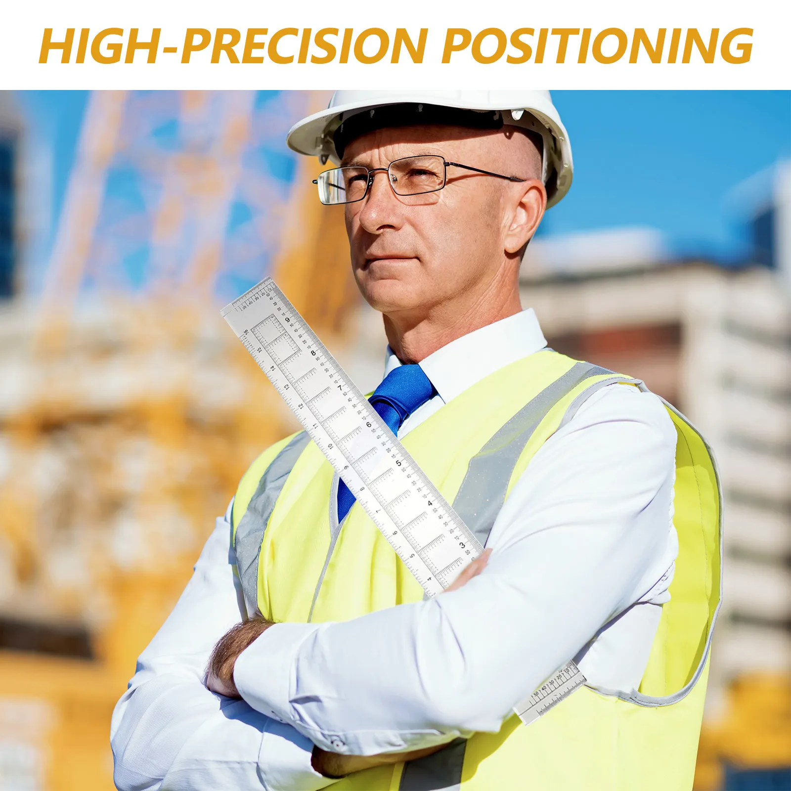 Professional Map Navigation Protractor Clear Coordinate Measuring Tool for Precise Geographical Positioning Cartography Mapping
