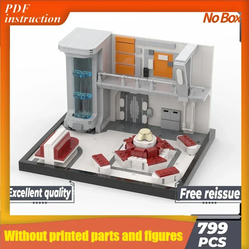 Star Movie Model Moc Building Bricks Atrium Main Operations Center Technology Modular Blocks Gift  Toy DIY Set AssemblyChristmas