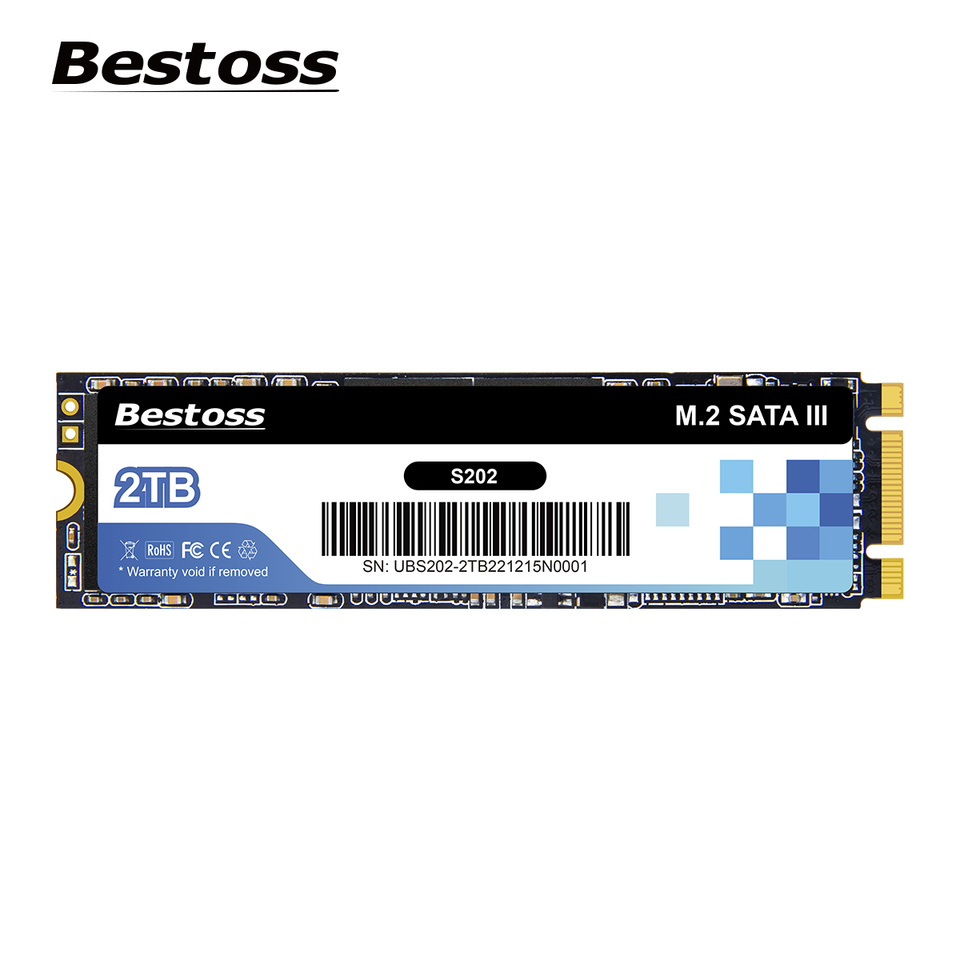 Bestoss M.2 Sata 3.0 2280 NGFF 530MB/s 120GB 128GB 240GB 256GB 480GB 512GB 960GB 1TB SSD Internal Solid State for Desktop Laptop 