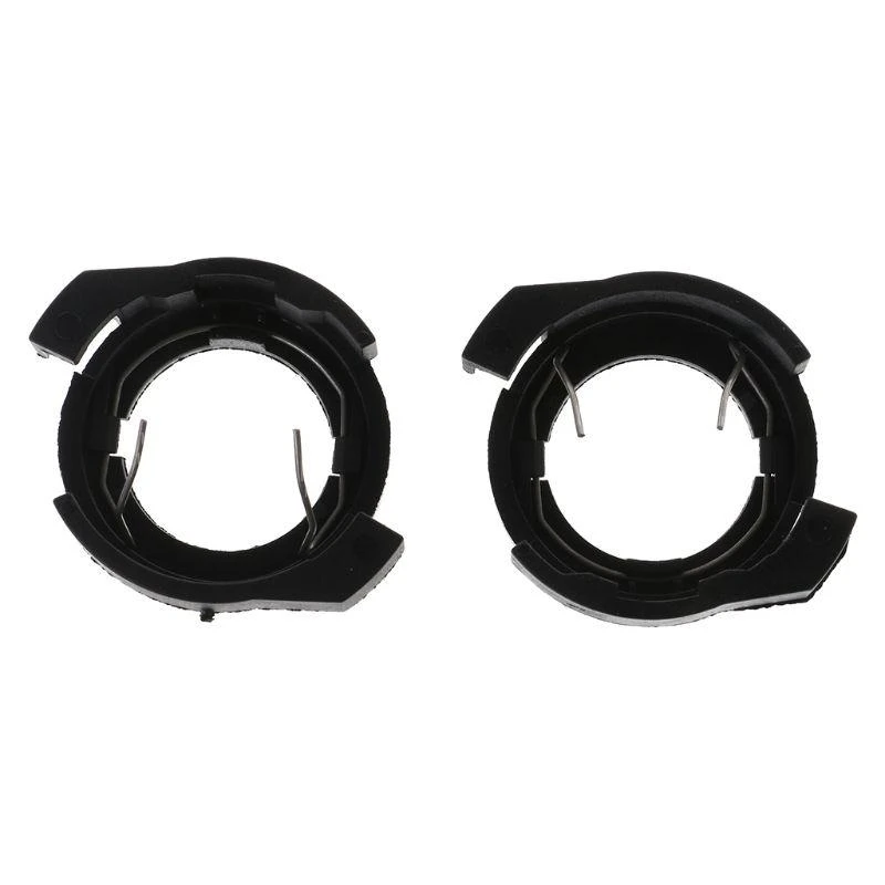 

JU64 LED Light Bulbs Socket Adapter Standard Lamp Holder Base Converter Compatible for 2 Fiesta MK2 H7 Lighting 2x