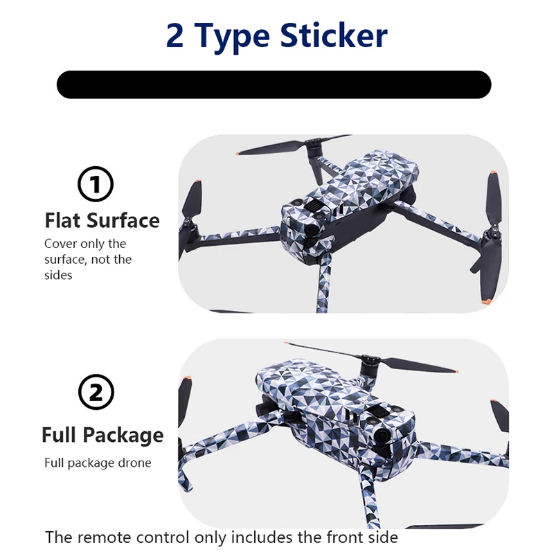 For DJI Mavic 3 Pro Drone Body RC/RC Pro Remote Controller Stickers Anti Scratch Protective Film Waterproof Skin Decal Accessory