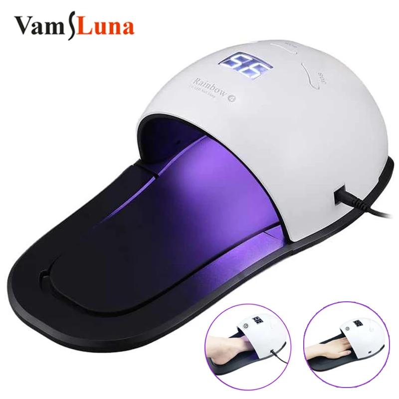 48W LED Nail Drying Lamp 2 In 1 Hand And Foot Can Be Used For Nail Polish Polishing Nail Art Tools Home and Beauty Shop