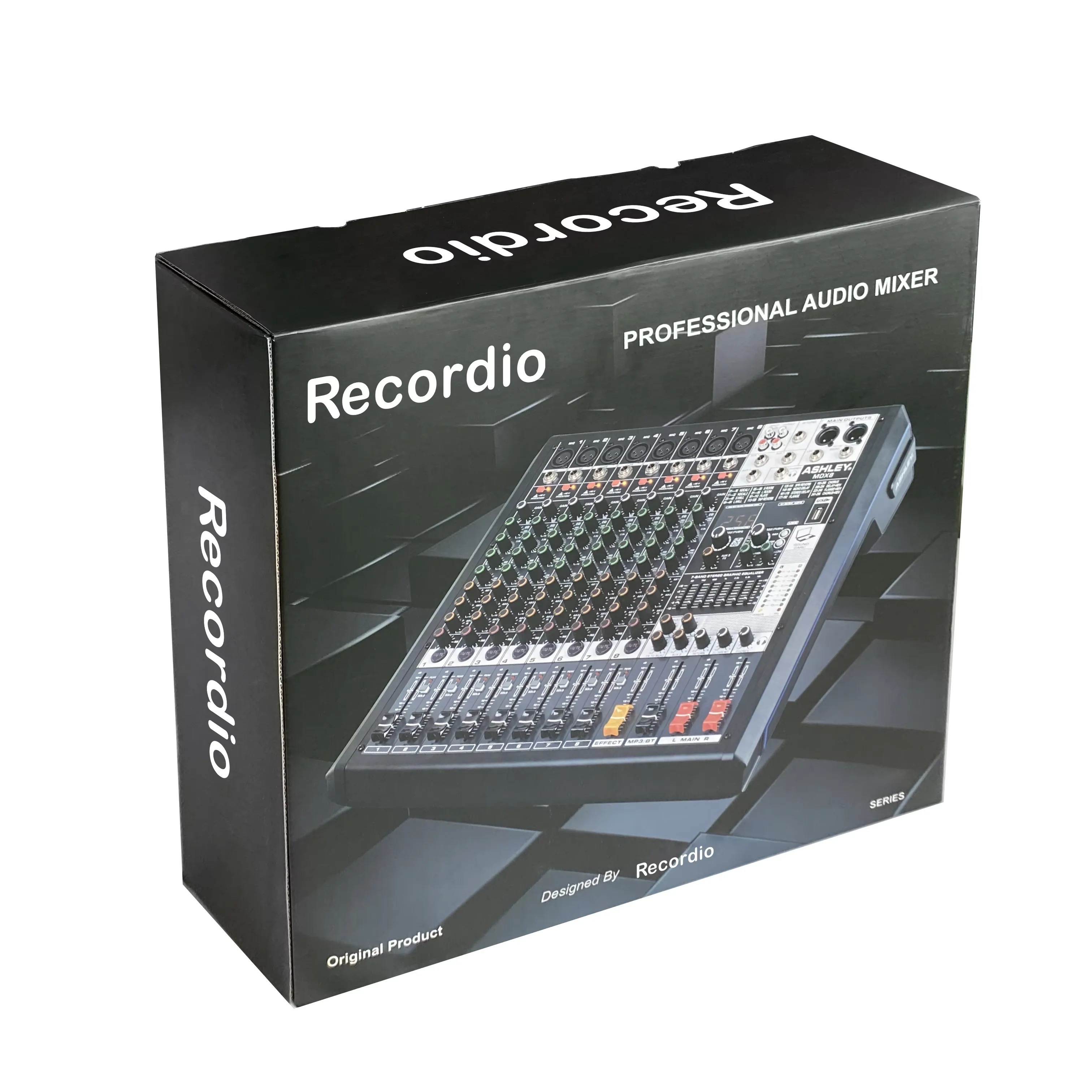 GAX-MD8 Pro 8 Channel DJ Controller with 256 DSP Reverb effect BT 5.0 USB audio sound cards & mixers recording condenser mic