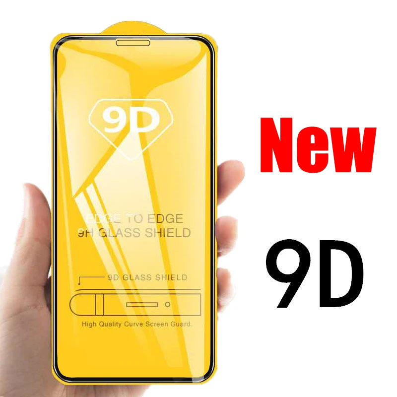 9D Full Cover Tempered Galss Film For iPhone 15 14 13 12 11 Pro Max Mini XS X XR 6 6S 7 Plus 8 Screen protector Protection Glass