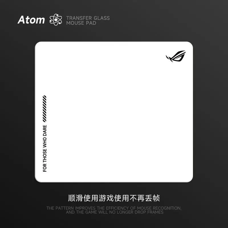 Minimalist Esports Black and White Data Pattern Mouse Pad Glass Mouse Pad Computer Mouse Mat Laptop Deskmat PC
