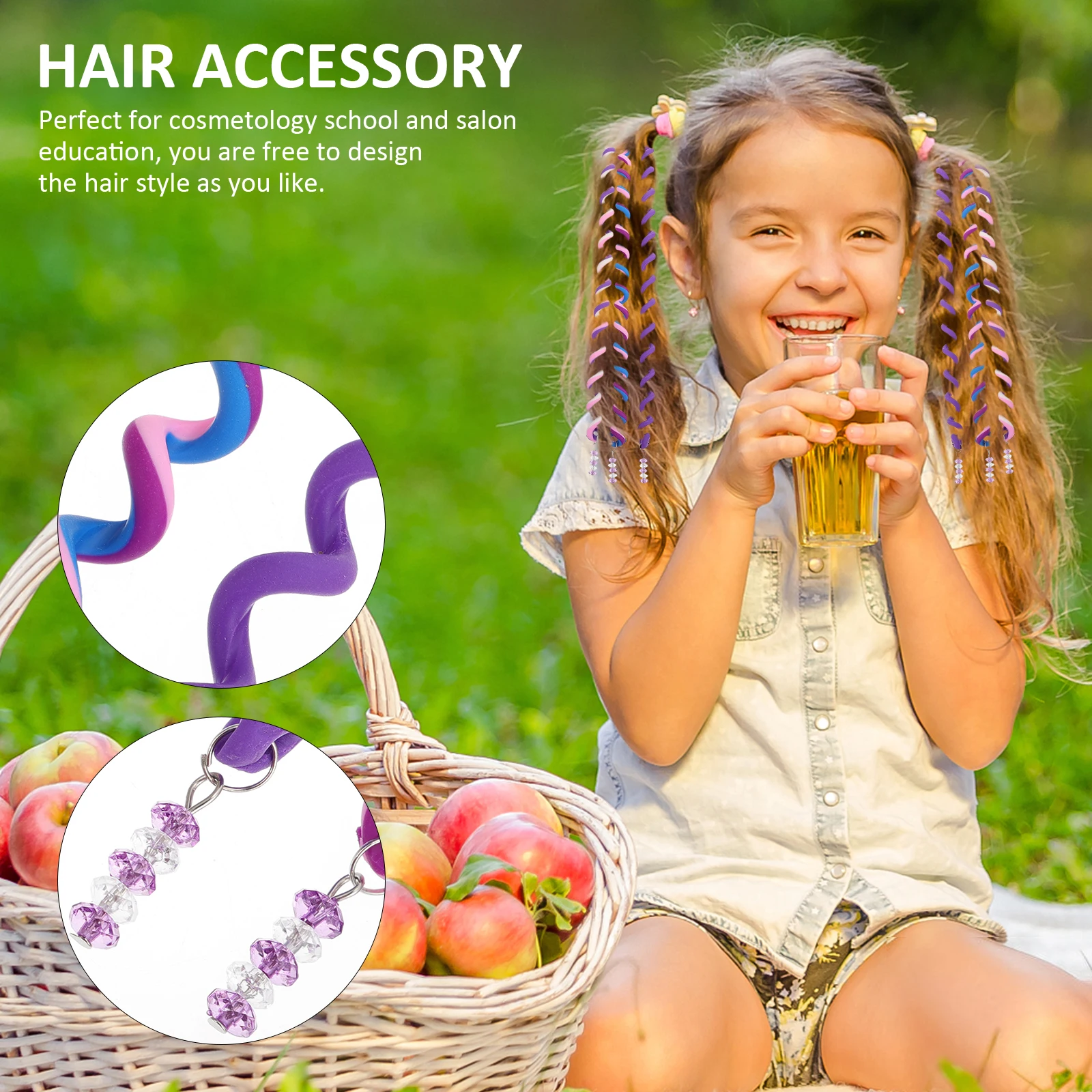 

12Pcs Colorful Hair Braid Twisting Clips Spiral Styling Tools for Girls Women DIY Hairstyle Ceramic Hair Braider