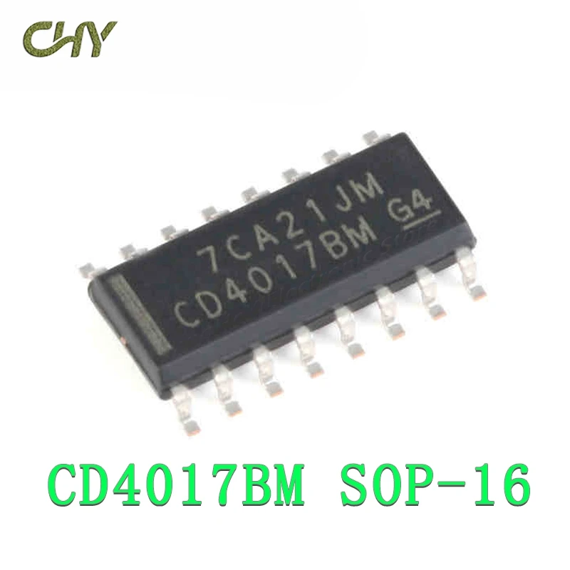 10PCS CD4017BM SOP16 CD4017B CD4017 4017 SOP-16 SMD Chipset IC nuevo y original