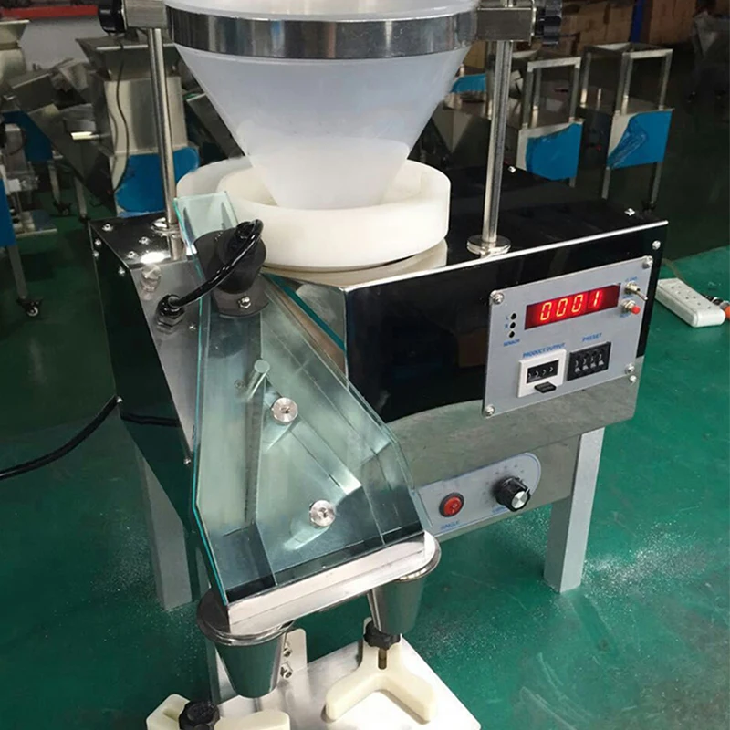 Desktop Electronic Counting Machine YL-2A Automatic Electronic Counting Machine 500-1500 Tabs/min Stainless Steel