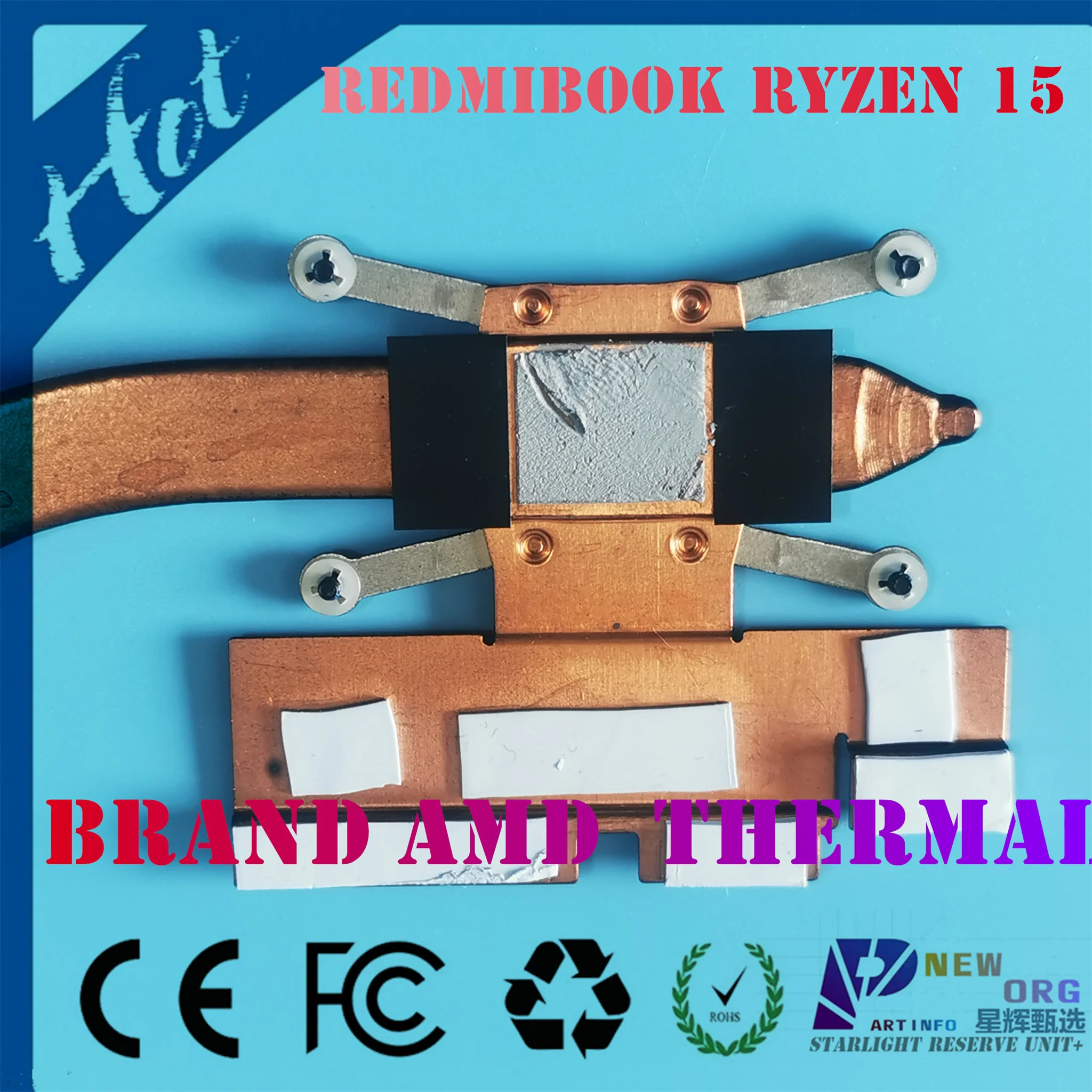 Laptop Heatsink model For XIAOMI REDMIBOOK pro15 Ryzen15 XMA2015  Series laptop Of AMD Ryzen APU heatsink cooling or fan