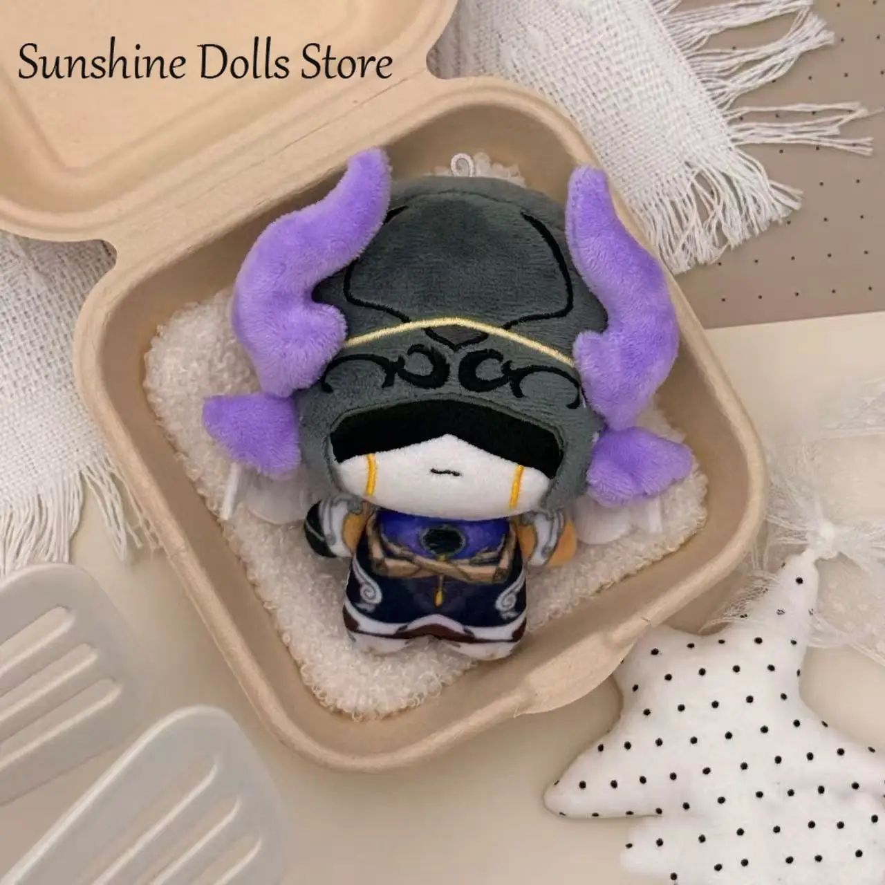 

Cute Honkai：Star Rail andar One Kuwabara Lycurgus Printed Cotton Doll Pendant 10cm Nunu Body Toys Cartoon Plush Plushie Gift