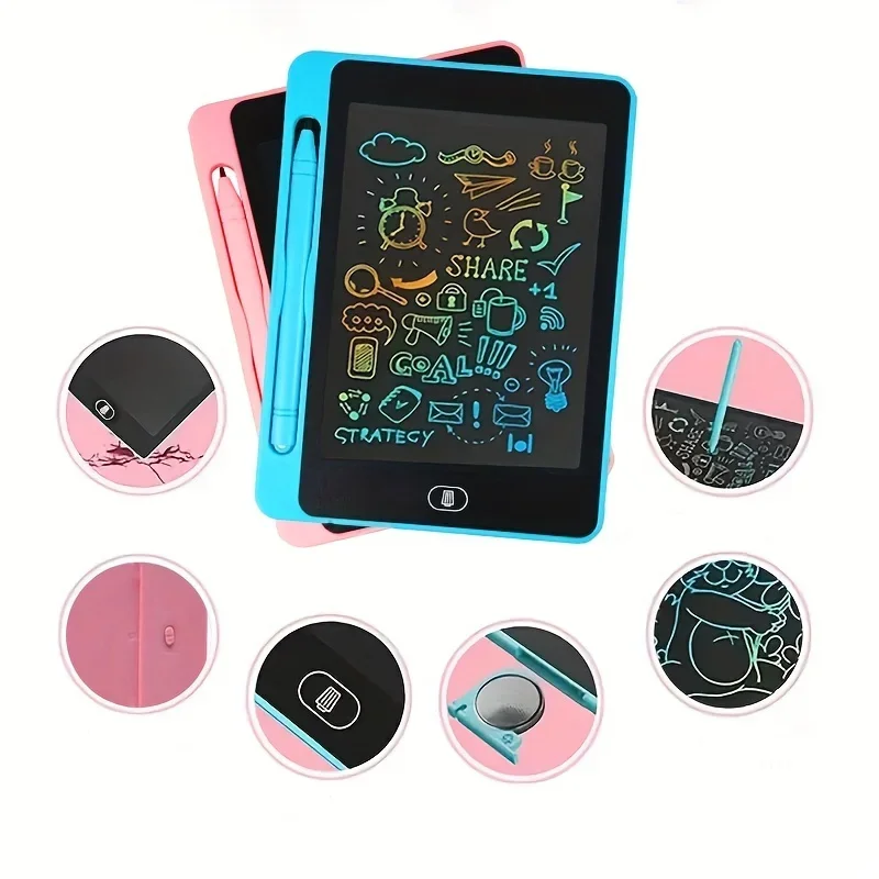 6.5/8.5インチ液晶カラー手書きタブレット、お絵かきボード、子供・学生向け教育用お絵かき玩具、マジックブラックボード、子供用おもちゃギフト