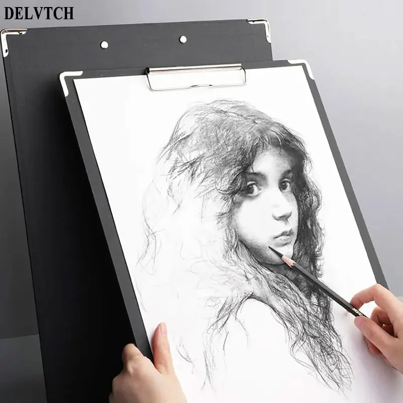 

Waterproof 8K 40X29cm Sketchpad Clipboard Art Sketch Picture Clip Board Document Paper File Writing Pad For Drawing Drafting