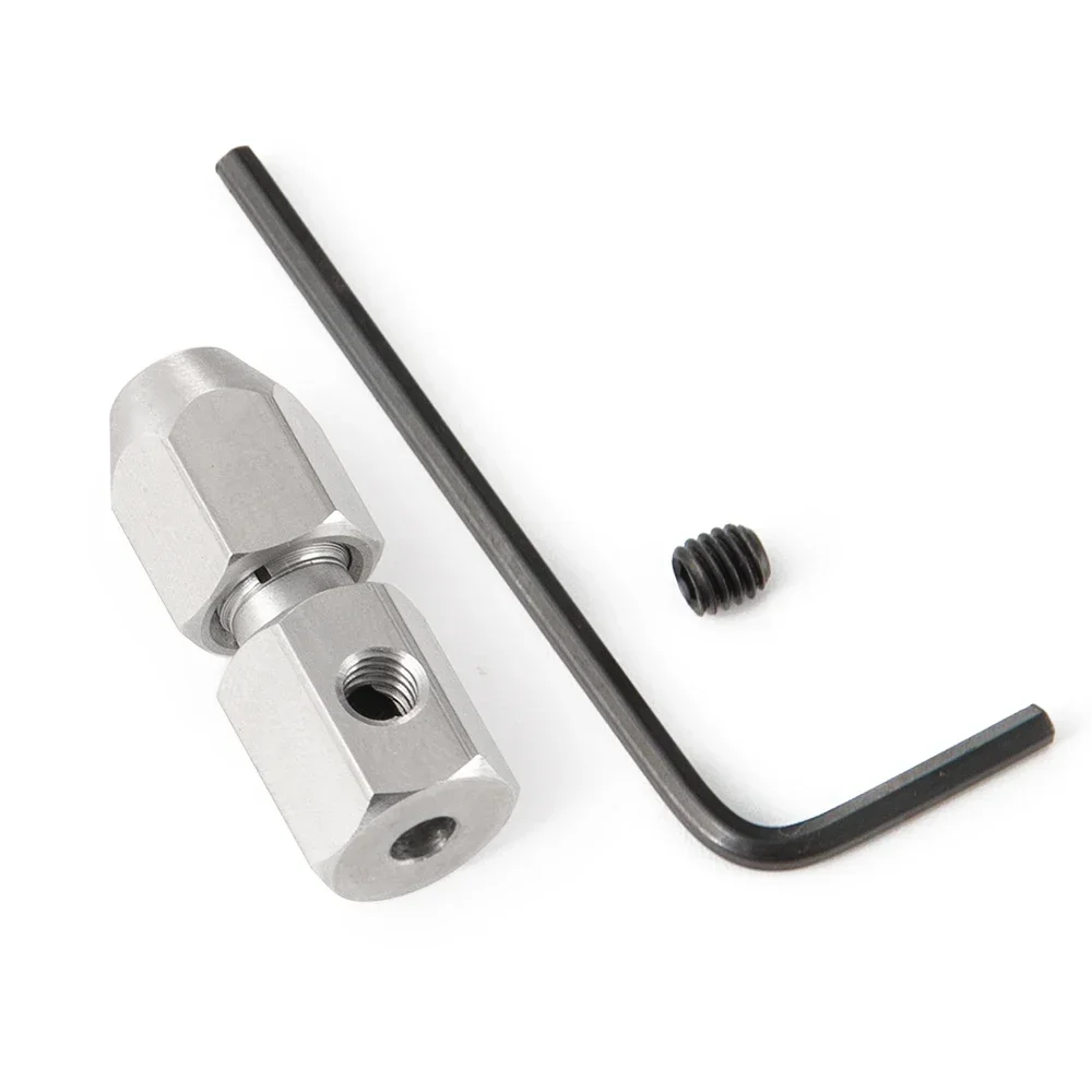 AXSPEED RC Boot Flexible Kupplung Edelstahl Flex Spannzangenkoppler 3,17/4/5/6 mm für Modell-Elektroboot-Teile