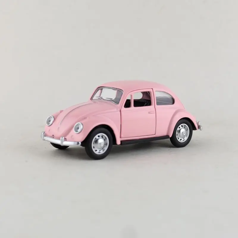 1/36 1967 Volkswagen Classical Beetle Diecast Metal Toy Car Model Miniature Pull Back Educational Collection Gift Kid Match Box