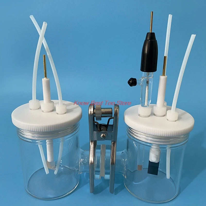 H Type Exchangeable Ion Membrane Electrolytic Cell, Experimental Sealed Electrolytic Cell, Microbial Two-Cell Reactor