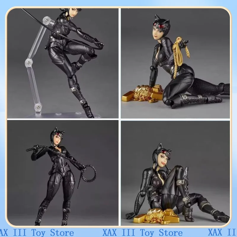 

New In-Stock 15cm Superhero Series Cat-Girl Doll Model Hand-Made Charming Desktop Ornaments Toy For Boy Gifts