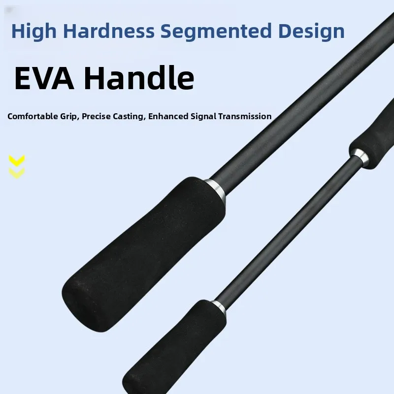 قصبة صيد من ألياف الكربون، قصبة صيد للرمي البعيد بمقبض على شكل مسدس، قصبة صيد للبحر والقوارب، سريعة التكيف، فائقة الصلابة #4