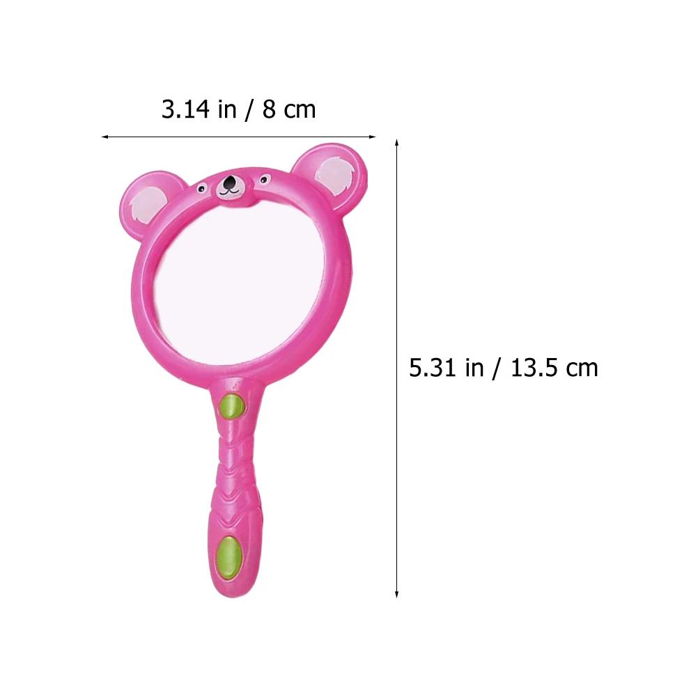 10 قطع من النظارات المكبرة الملونة للأطفال، عدسة مكبرة محمولة باليد، عدسة عالية الوضوح، تصميم مدمج خفيف الوزن #5