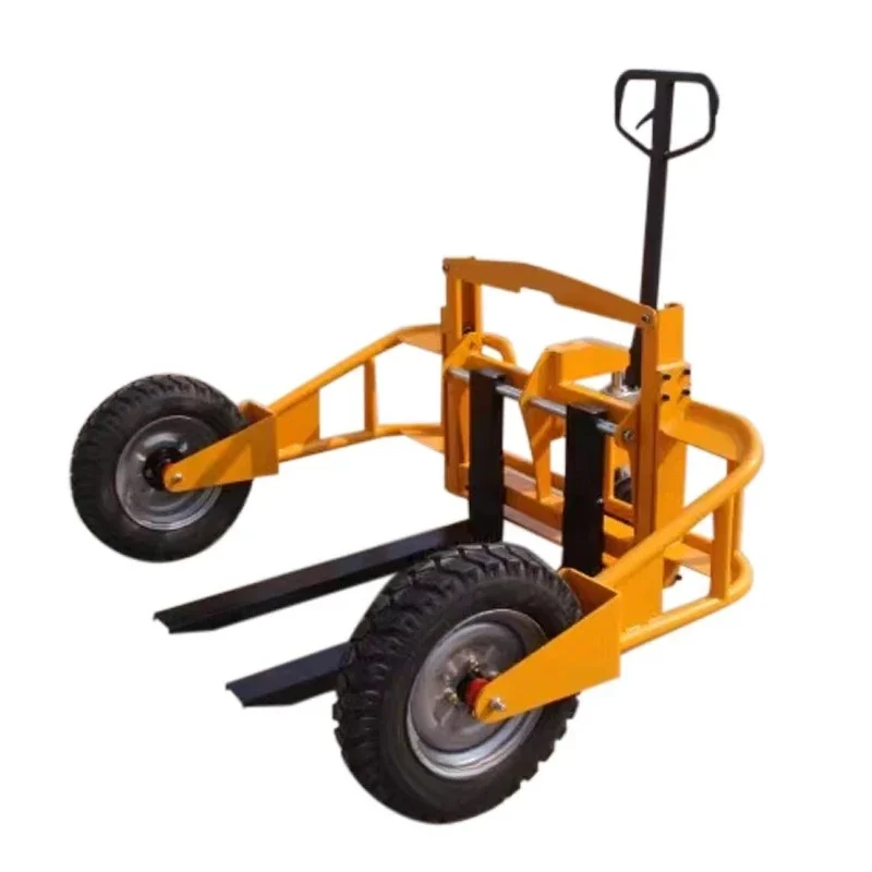 

Large wheel manual hydraulic pallet truck 1200 kg all-terrain rough off-road pallet jack