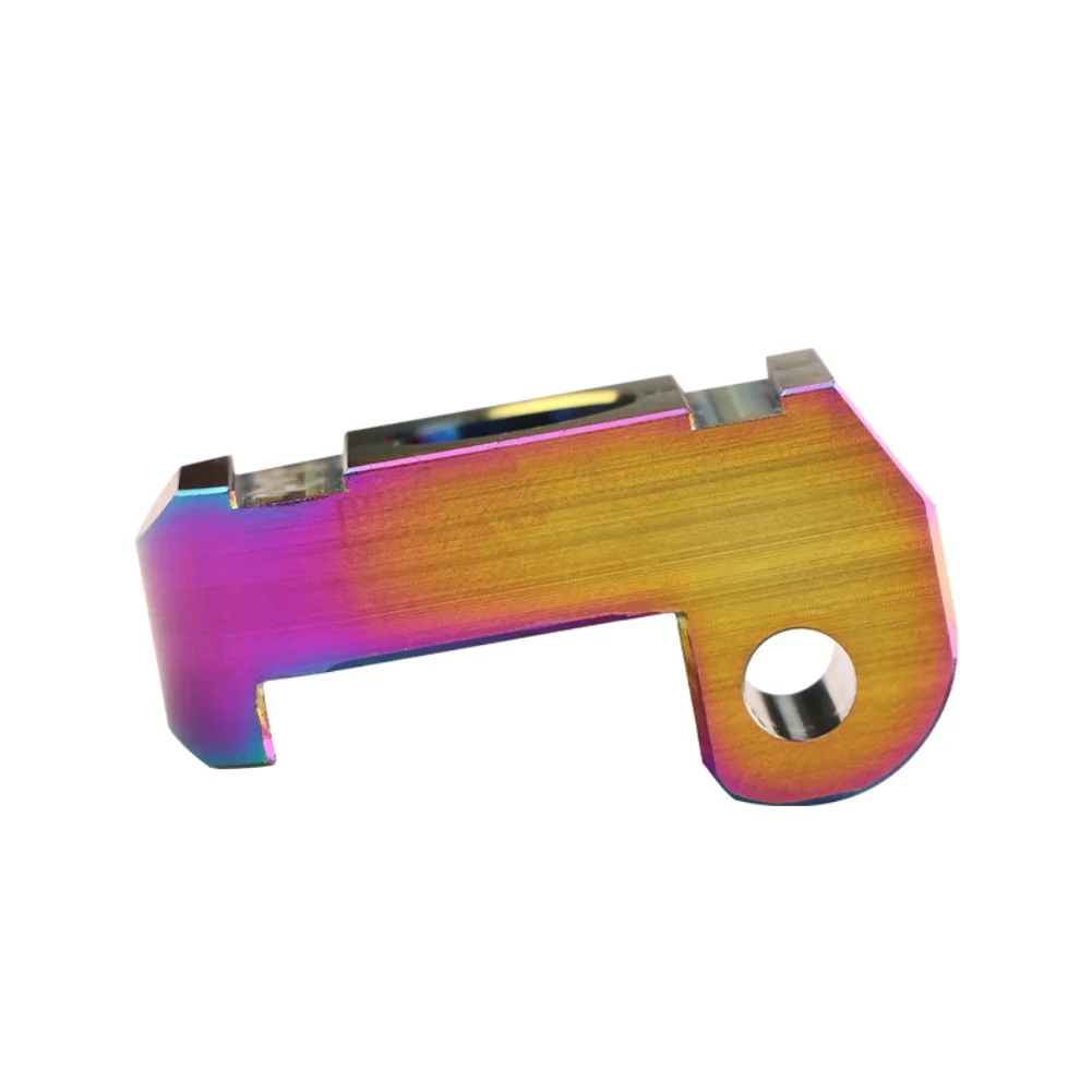 For Xiaomi For M365 Compatible Folding Hook - Aluminum Alloy Scooter Base Hook Iridescent Finish 3.6x1.65x1.9cm Dimensions