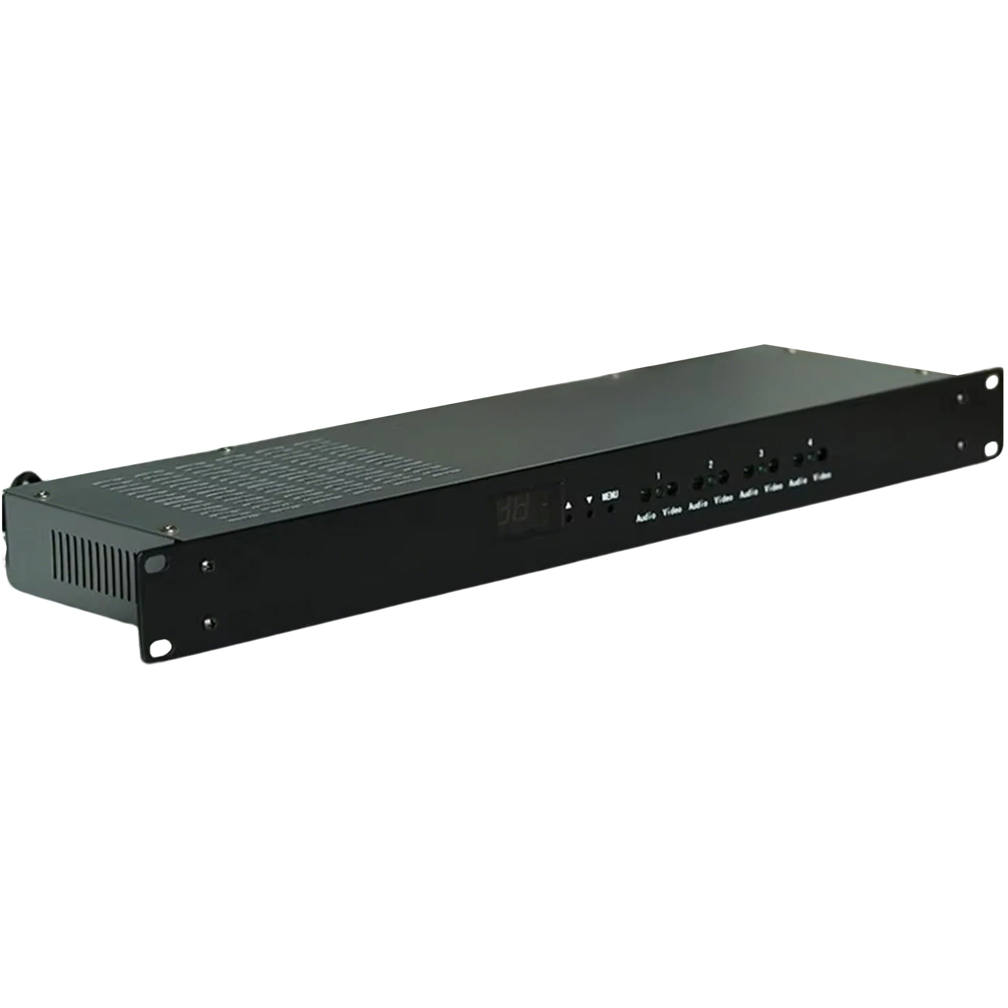 4-way agile modulator CATV analog front end CVBS to RF 4-channel analogue modulator CATV front-end equipment