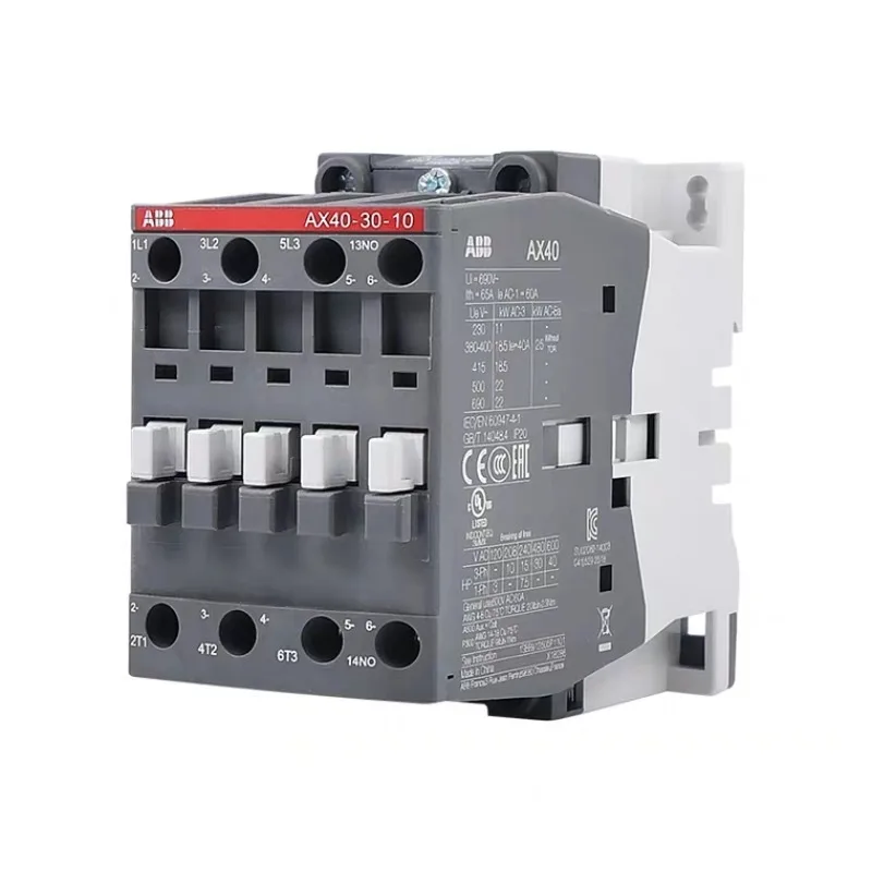

Контактор переменного тока ABB серии AX, новый оригинальный AX09-30-10 AX09-30-01 AX12-30-10 AX12-30-01 AX18-30-10 AX18-30-01 AX25-30-10 AX25-30-01