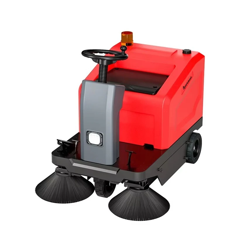 Customized 1000mm Mini Ride on Floor Sweeping Cleaning Machine Indoor Floor Power Sweeper for Grease