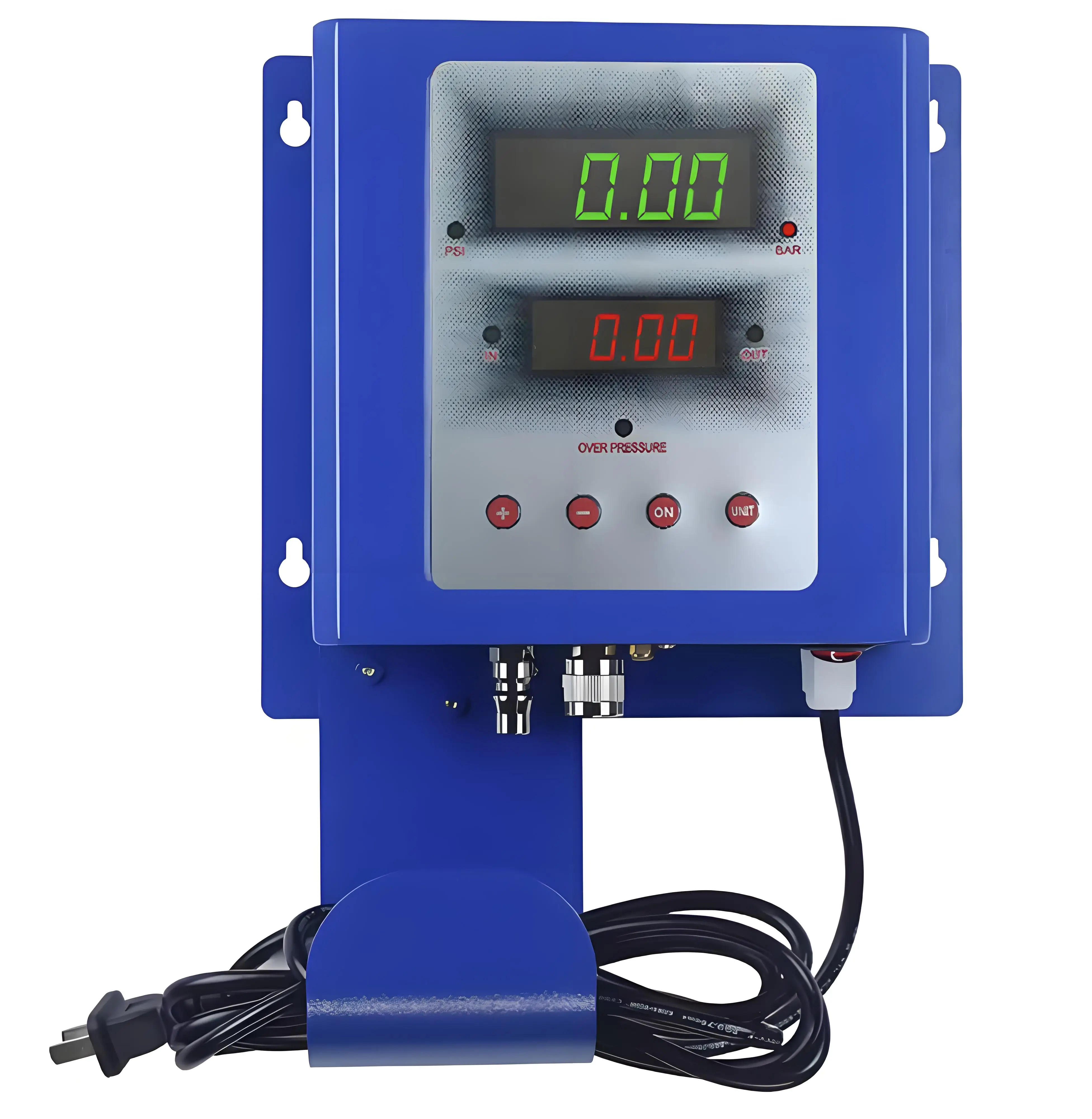 Portable Wall-Mounted Car Air Tyre Inflator Digital Tire Inflation System for Gas Station Metal Tool for Automatic Car Repair