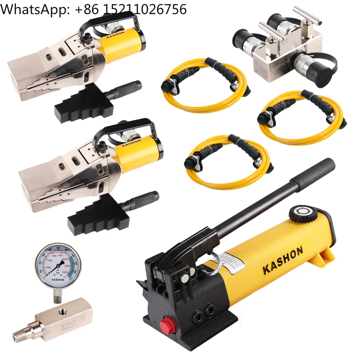 

2 Set FSH-14 Flange Spreader 6mm Hydraulic Flange Spreader Portable Wedge Separator Spreading Tool 28T