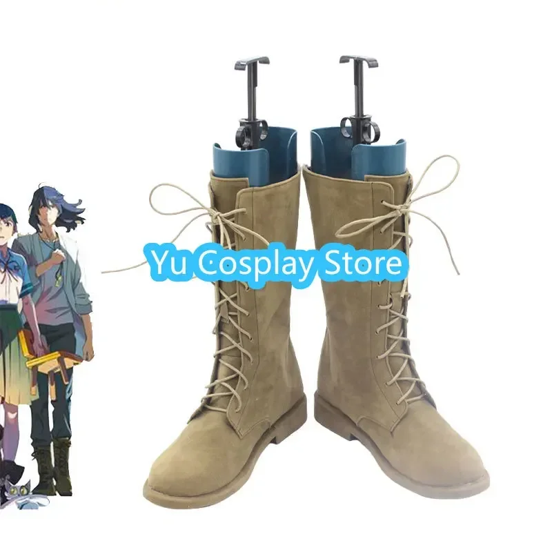 

Yu-Cosplay Munakata Sota Cosplay Shoes Anime Suzume Cosplay Props PU Leather Shoes Halloween Boots Custom Made