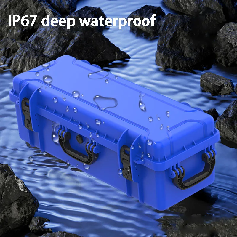 Handheld Instrument Equipment Storage Box Large Capacity Fishing Rod Protection Boxes with Wheels Portable Tool Organizer Case