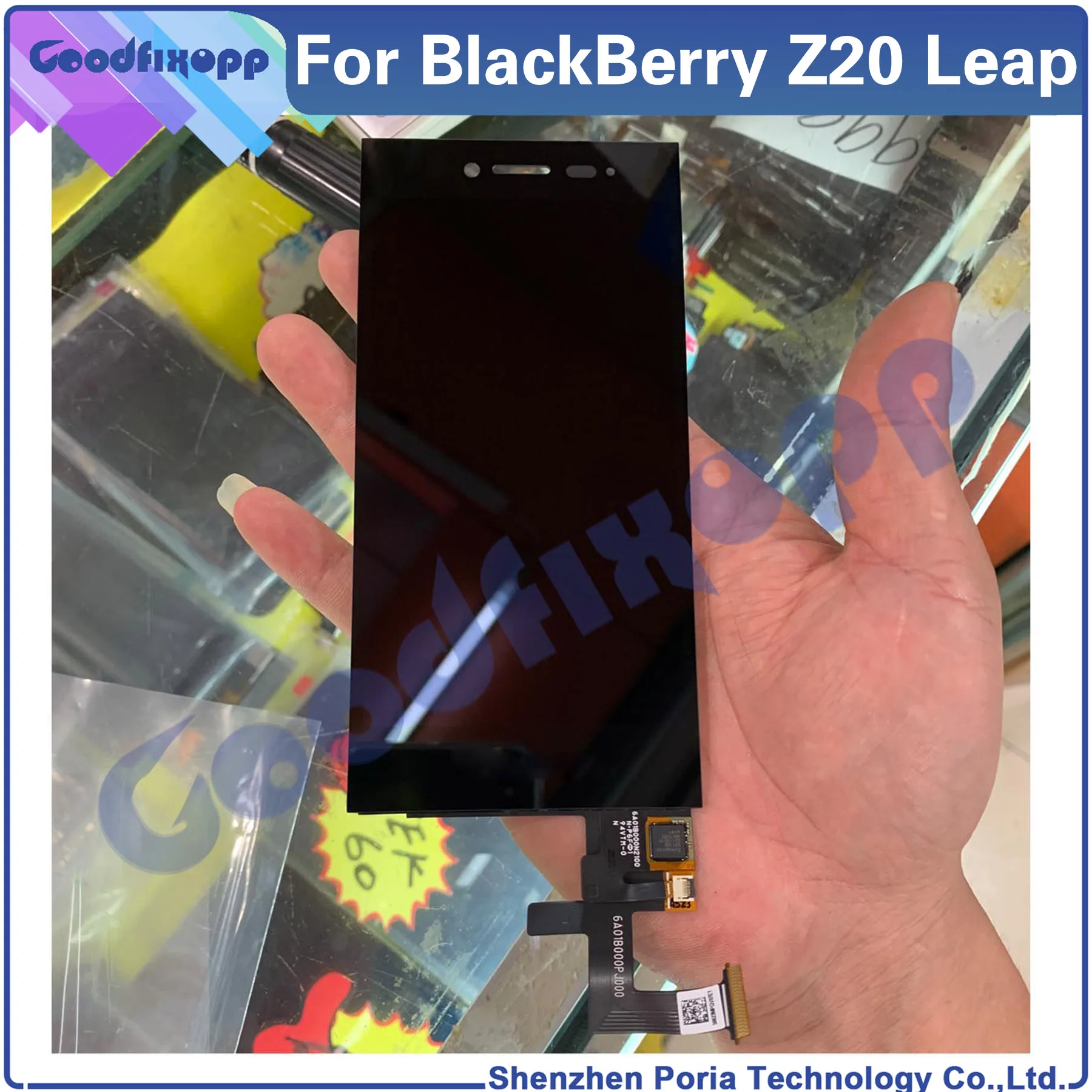 อะไหล่สำหรับแบล็คเบอร์รี่ Z20 Z20Leap จอแสดงผล LCD แบบสัมผัสหน้าจออะไหล่ประกอบดิจิไทเซอร์