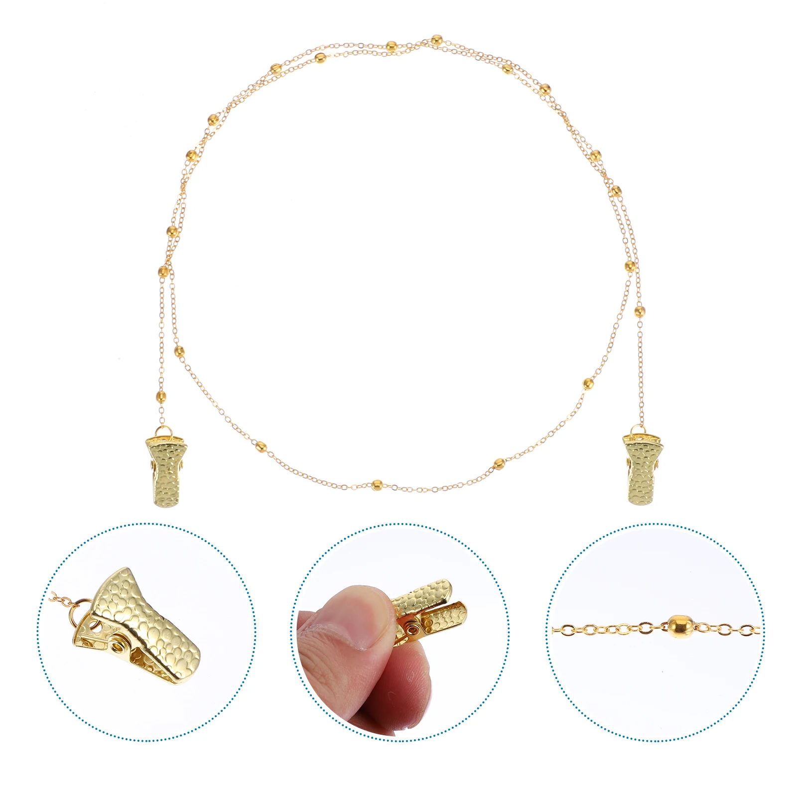 

Metal Eyeglasses Chain Durable Material Glasses Glasses Accessory Accessories Practical Face Mask Chain Holder