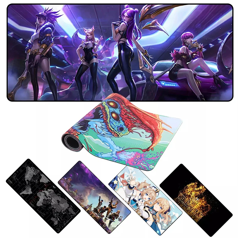 Custom Large Gaming Mouse pad 900*400 Anime Mousepad xl Personalized for World of tanks CS GO Zelda World of warcraft LOL