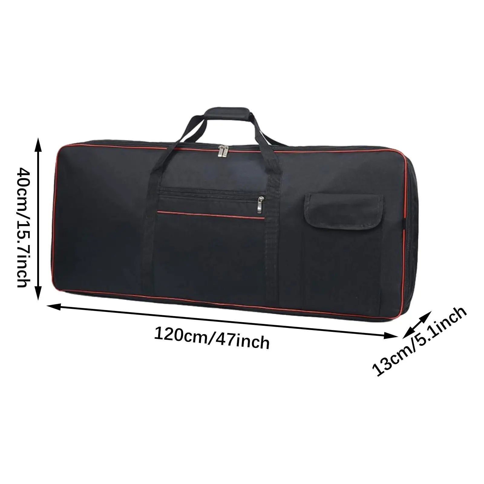 76 Key Keyboard Bag Protective Storage Case for Concert Outdoor Music Studio