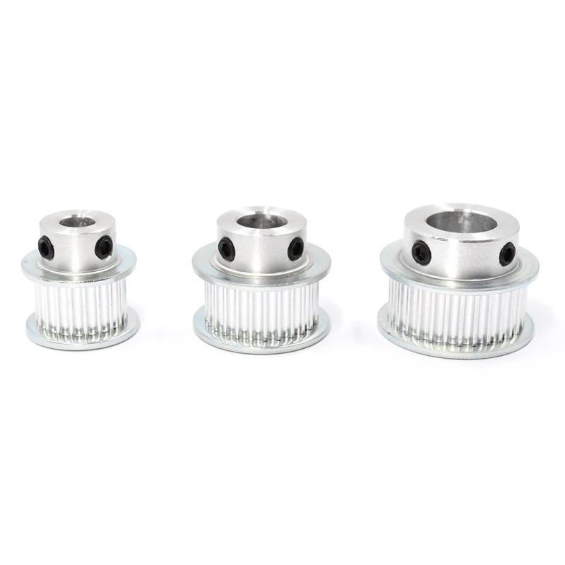 3M 20T:40T 1:2 Ròng Rọc Đồng Bộ Bánh Xe Giảm Tốc Thời Gian Dây Băng Thông 10 Lỗ 5/6/6.35/8