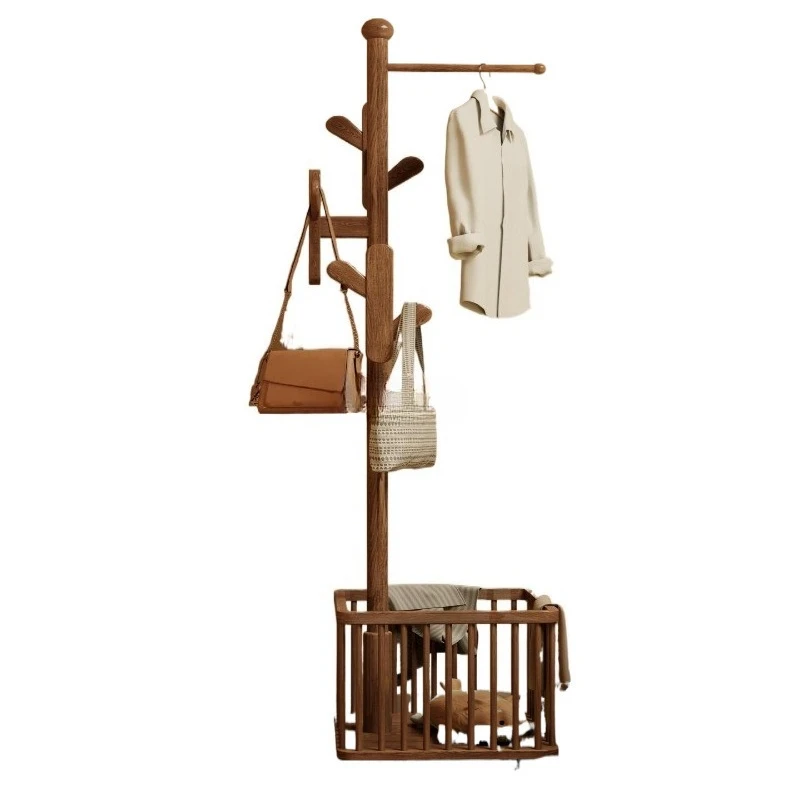 

Floor-to-ceiling Bedroom removable household dirty basket Shelf hanger Hanging