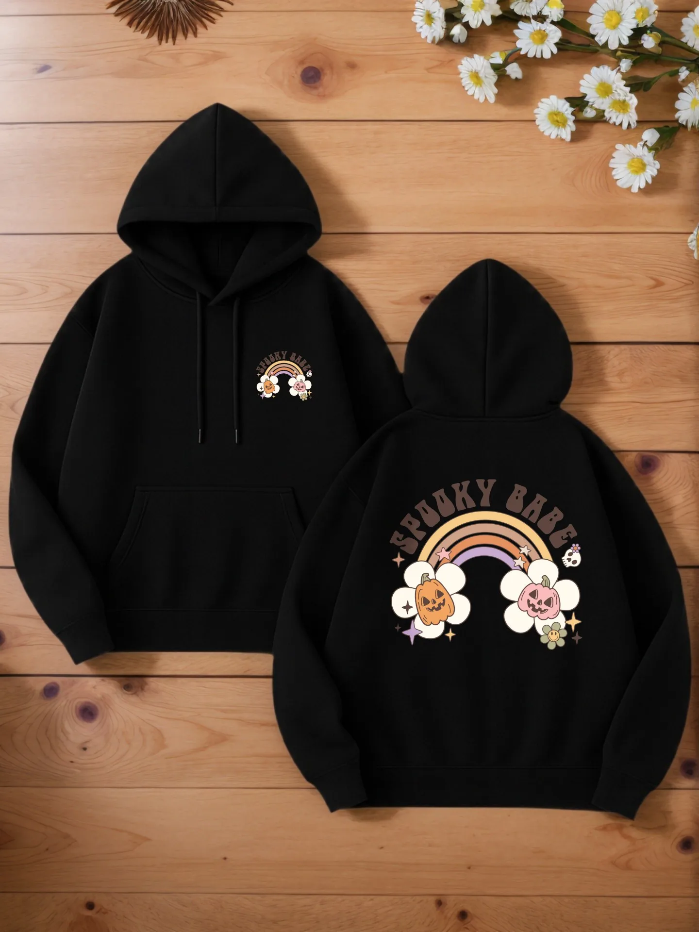 

Мужская толстовка с рисунком, мультяшный принт, повседневный стиль, на флисовой подкладке, для повседневной носки, для молодых мужчин