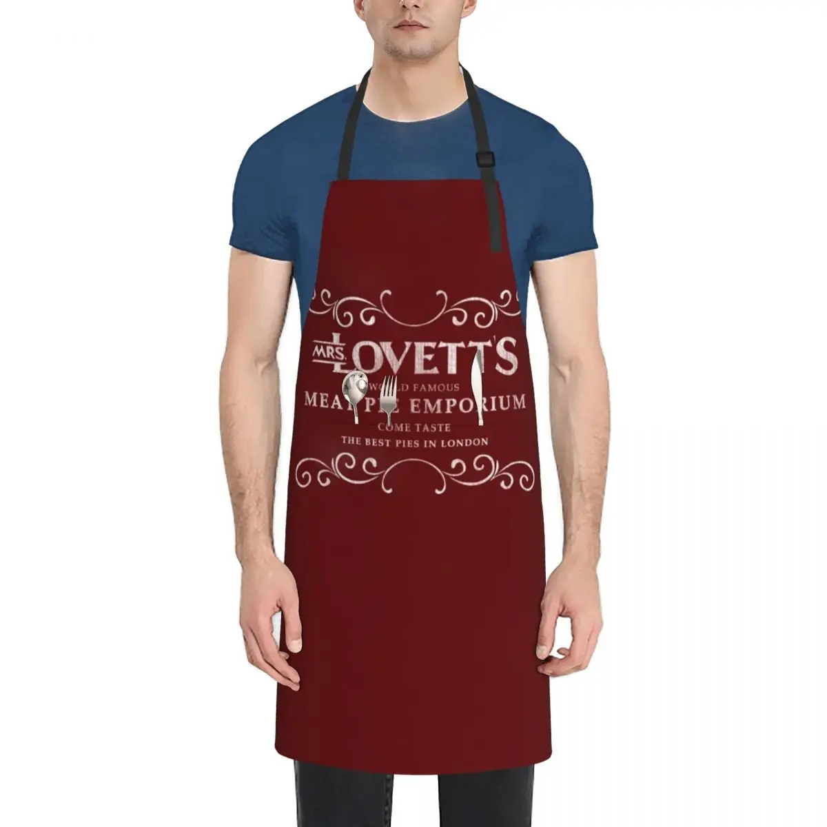 Mrs.Lovett's Meat Pies Apron Kitchen Front Things For The Kitchen Kitchen on the wall Apron