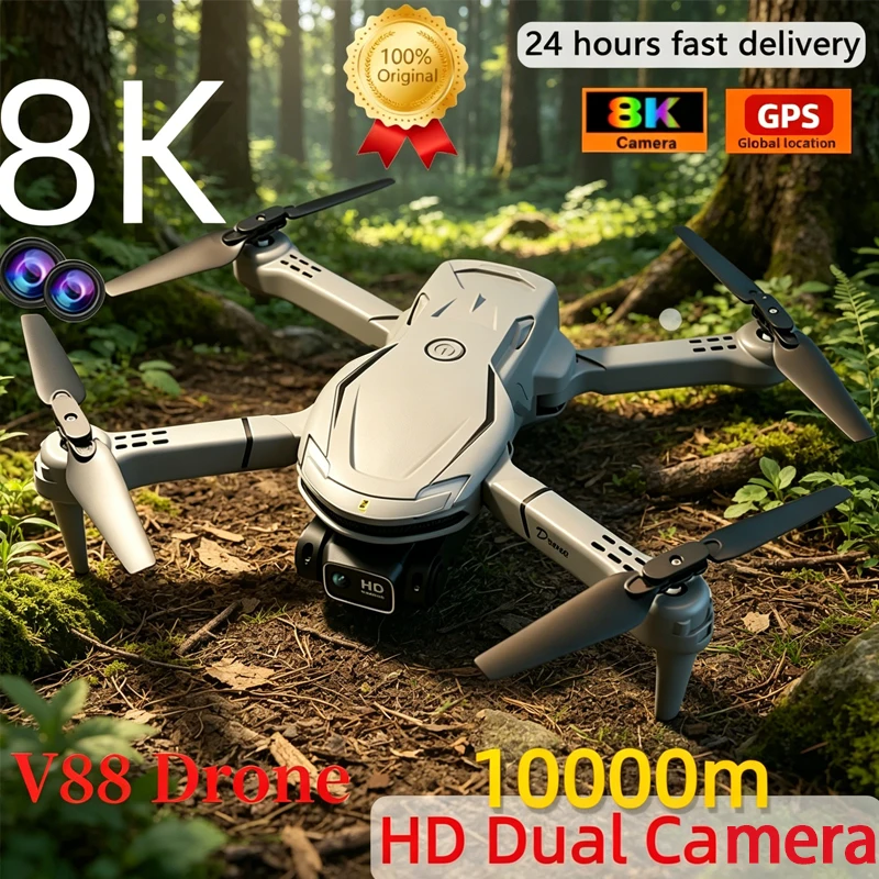 

Hot Mini Drone WIFI FPV Hover Professional 8K Camera Pocket Coloful Lights Dron Rc Plane Foldable Quadcopter RC Toys Gifts 2026