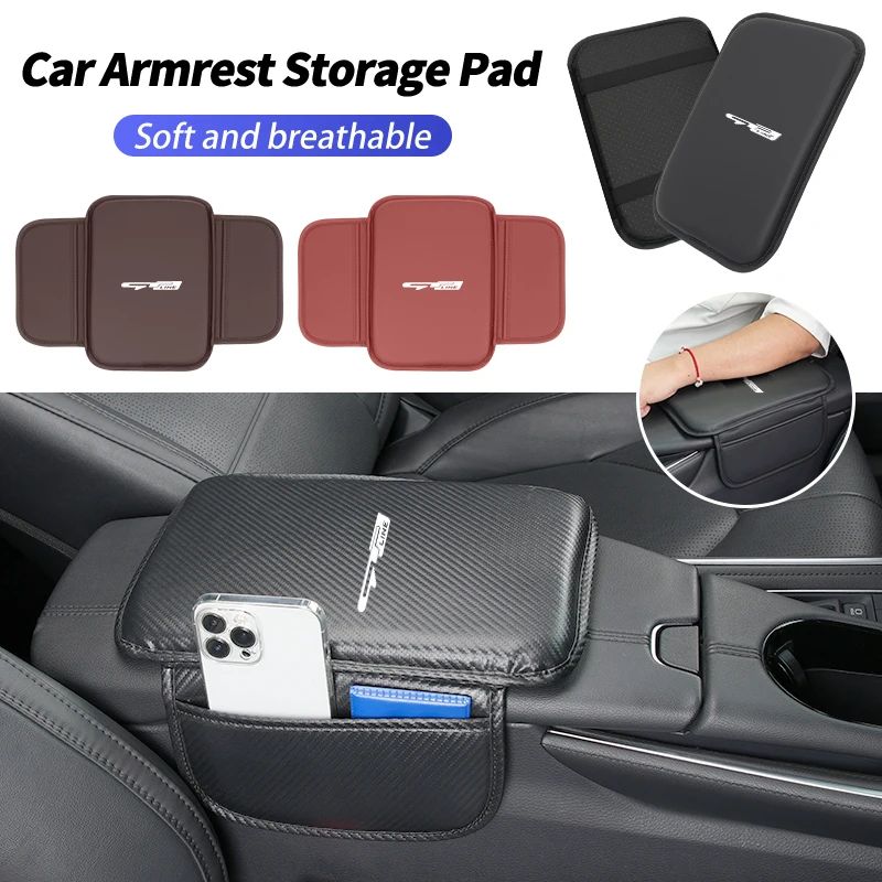 

Car Armrest Cushion Console Protector Cover Elbow Storage Pad For KIA GT Line Forte Seltos K5 Sportage Ceed Soul Cerato Sedona F