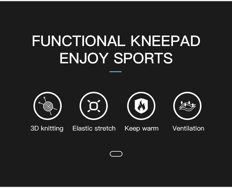 1 stück Fitness Laufen Radfahren Knie Hosenträger Elastische Nylon Knie Brace Für Sport Kompression Knie Pad Hülse Basketball Volleyball – Detail 3