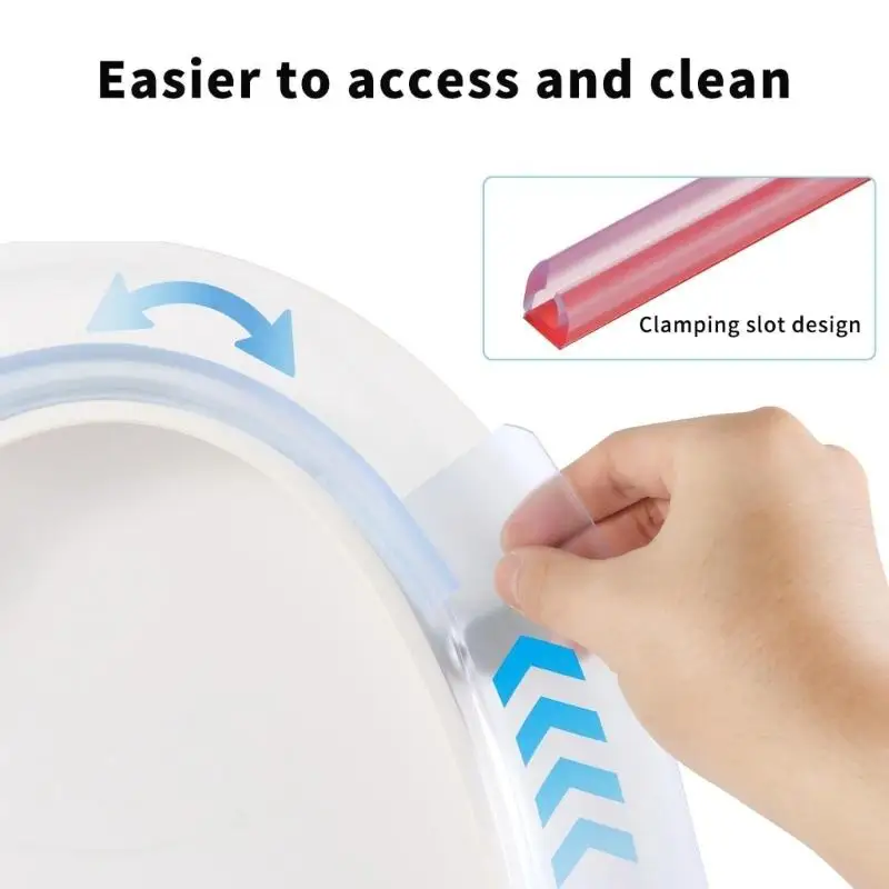 1PCS Modern Toilet Splash Protectors For Men Leak Proof PC Design Universal Training Use Bathroom Essential〔San〕