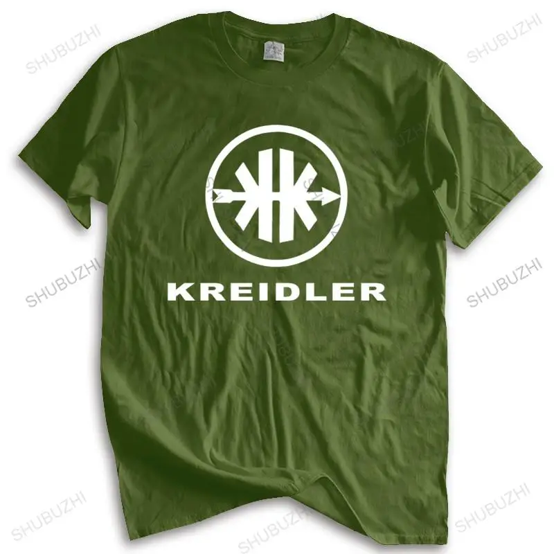 Mens summer cotton tshirt loose tops Kreidler Logo Fashion Tees male brand teeshirt unisex t-shirt teenagers cool tops