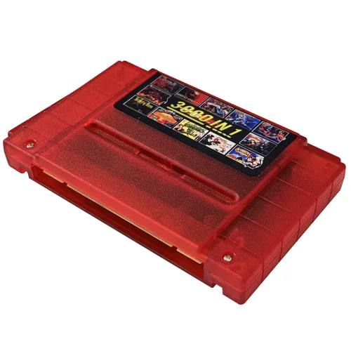 Imagen 2 del producto Tarjeta de juego SNES 3000 en 1 con tarjeta TF de 8GB, cartucho de juego SFC V12 para consola de juegos SFC Super Famicom US, accesorios de juego