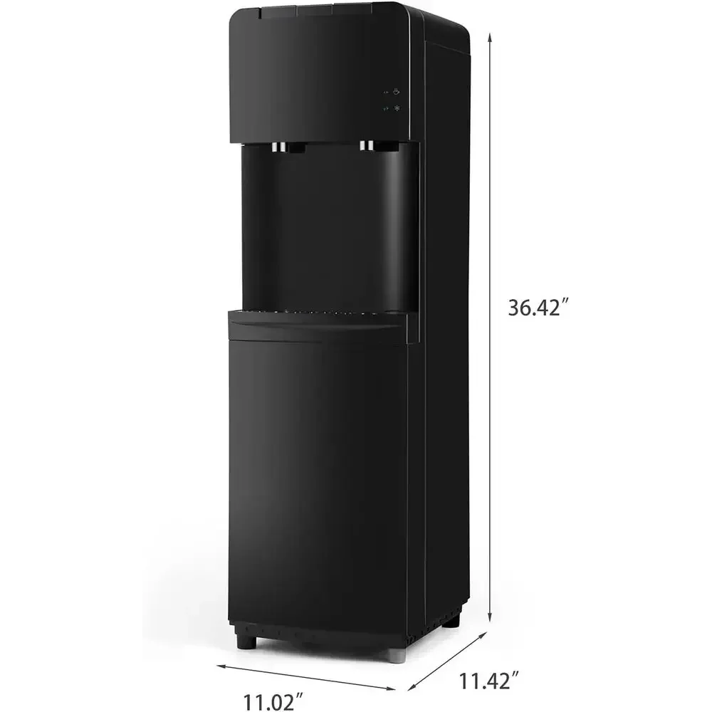 5 Gallon Top Load Hot/Cold Water Dispenser with Slim Design, Energy Saving, Child Safety Lock for Home or Office Use