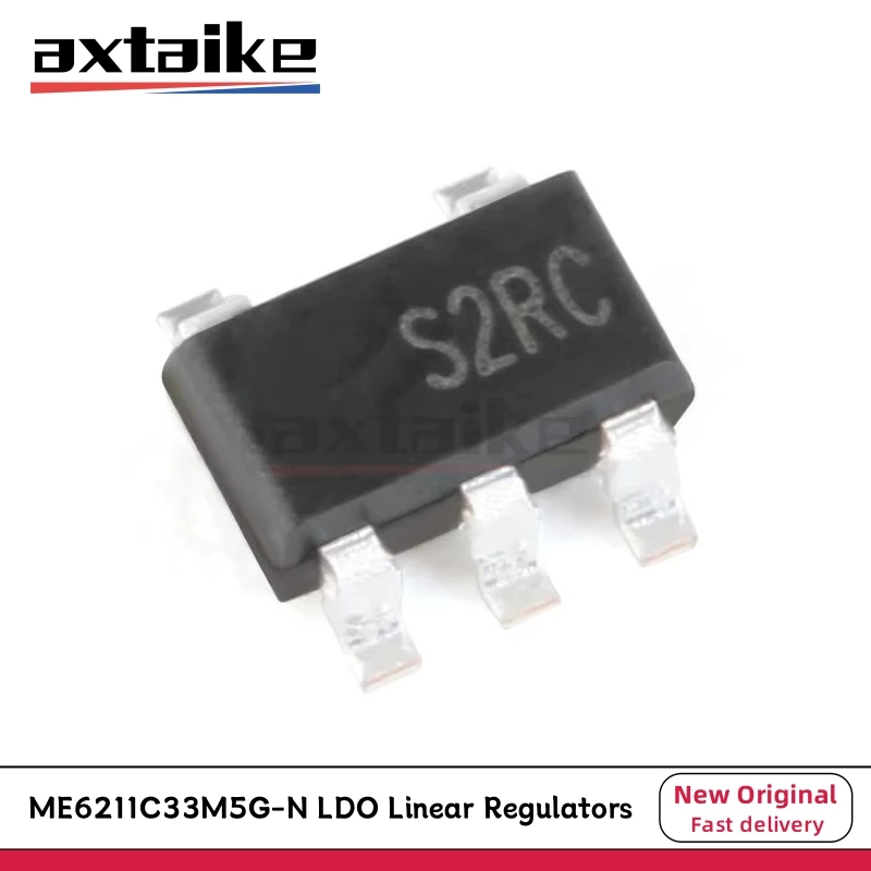 20PCS ME6211C33M5G-N ME6211C33M5G ME6211C33 SOT23-5 3.3V 500mA SMD ME6211 High Speed LDO Linear Regulators Power Chip IC
