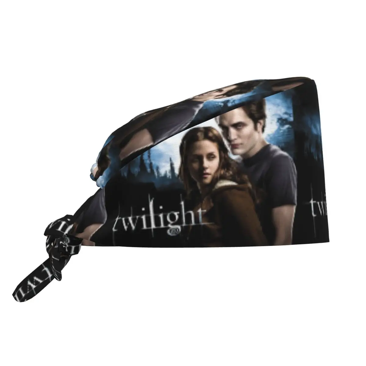 The Twilight Saga Movie Operator Nursing Surgical Caps Edward Bella Pet Grooming Nursing Work Hats Cap Retro Unisex   Scrub Cap