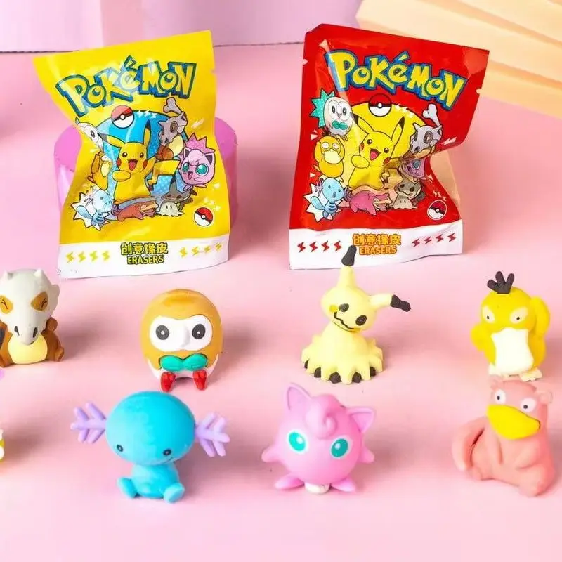 2026 New Hot Selling 32 Anime Cartoon Mystery Rubber Blind Bag Surprise Gift Rubber Cute Cartoon Stationery Lottery Gift view 4